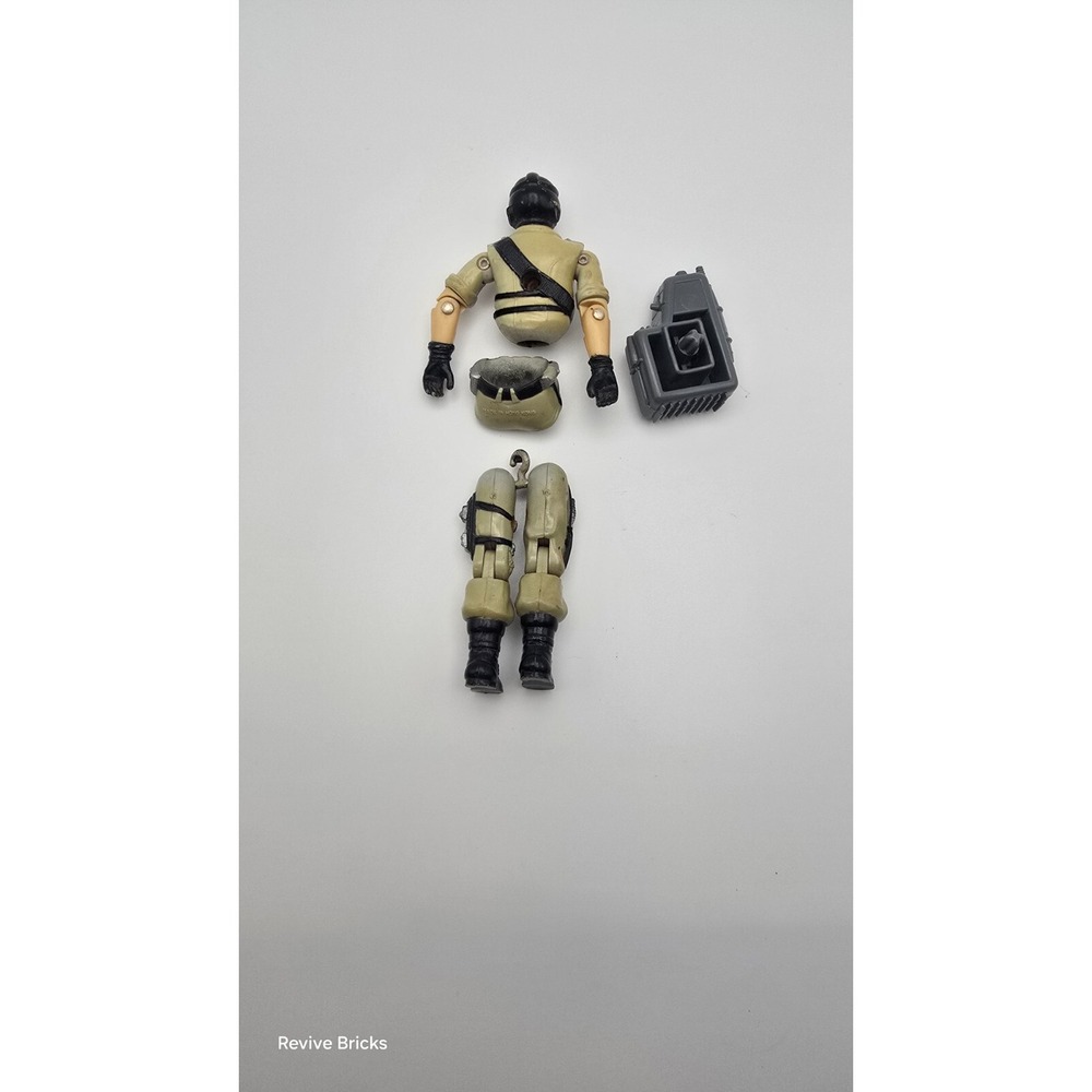 Vintage 1986 Hasbro G.I. Joe Mainframe V1 3.75" Action Figure W/ Backpack Great - Picture 2 of 4
